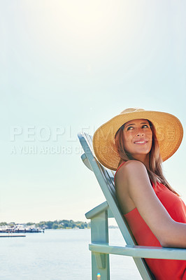 The hat will protect her from the rays of the sun