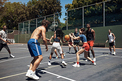 There\'s nothing better than playing with your friends on the court